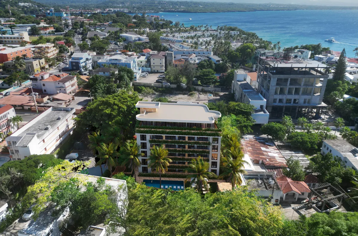 Aerial view of Sosúa